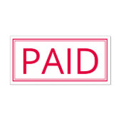 支払済支払の自己印鑑 セルフインキングスタンプ (デザイン)