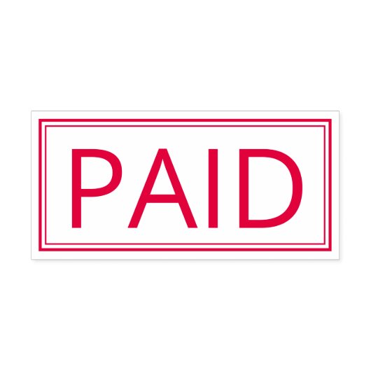 支払済支払の自己印鑑 セルフインキングスタンプ (デザイン)