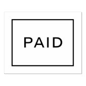 支払済 ラバースタンプ (インプリント)