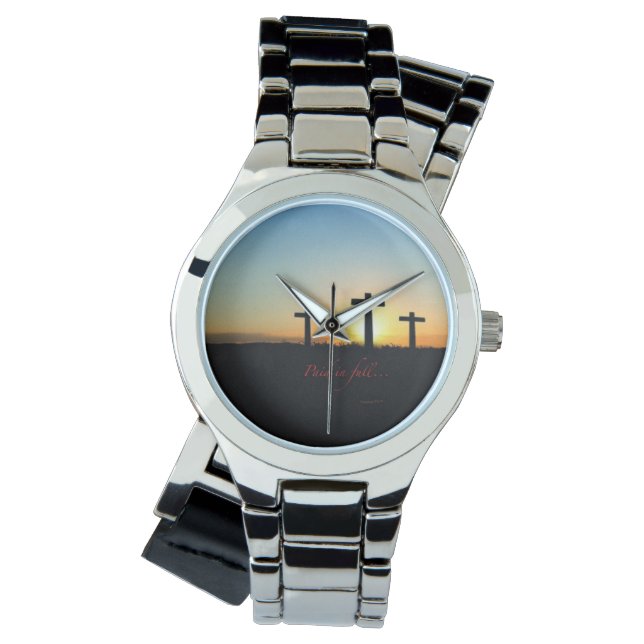 「支払済」 腕時計 (正面)