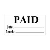 支払高日小切手番号一般営業 –  セルフインキングスタンプ (デザイン)