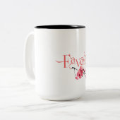 支持されるの中 ツートーンマグカップ (正面左)