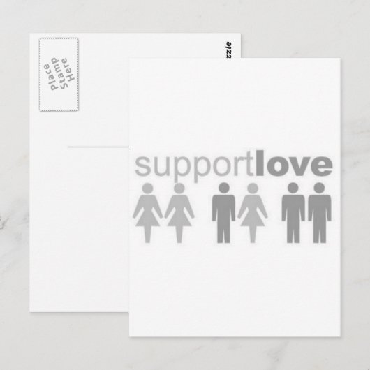 支持する ポストカード (正面/裏面)