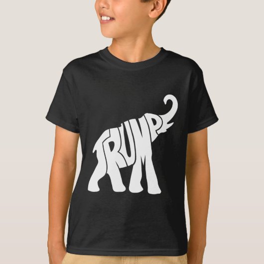 支持者のためのトランプ共和党象のシャツ Tシャツ (正面)