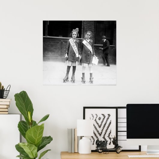 支持者を殴る ポスター (ホームオフィス)