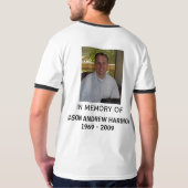 支援チームジェイソン Tシャツ (裏面)