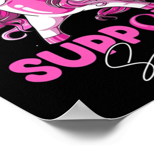 支援分娩乳がん認識度ピンクダビング ポスター (角)