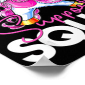 支援分娩乳がん認識度ピンクユニコーン ポスター (角)