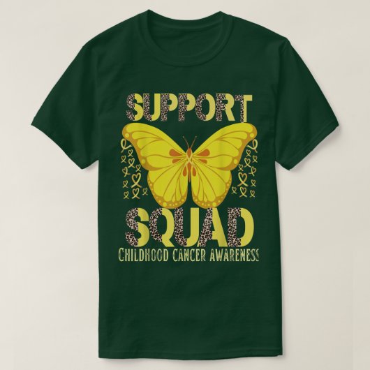 支援分隊の小児がん認識度支援者 Tシャツ (デザイン正面)