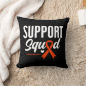 支援分隊の白血病認識度 クッション (ブランケット)