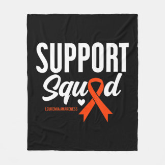 支援分隊の白血病認識度 フリースブランケット
