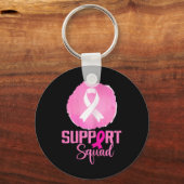支援班ピンク支援班Breast Cancer Awa キーホルダー (正面)