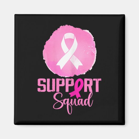 支援班ピンク支援班Breast Cancer Awa マグネット (正面)