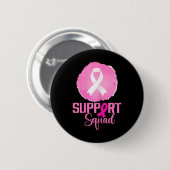支援班ピンク支援班Breast Cancer Awa 缶バッジ (正面&裏面)