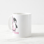 支援班ペンギンの胸に行くよ コーヒーマグカップ (正面左)