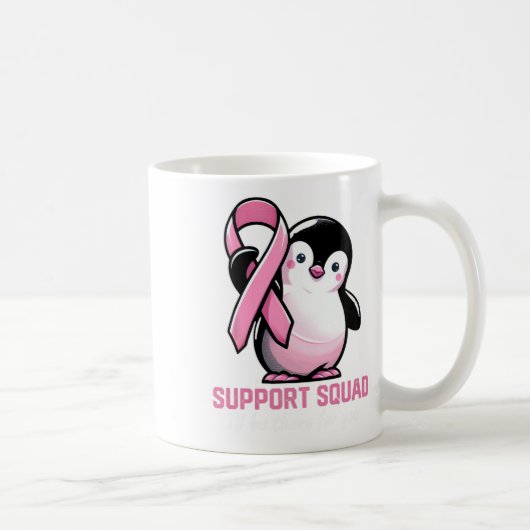 支援班ペンギンの胸に行くよ コーヒーマグカップ (右)