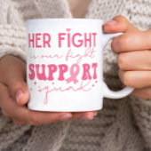 支援班彼女の戦いは私たちの戦いである コーヒーマグカップ