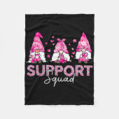 支援班絞り染め格言乳がん患者 フリースブランケット (正面)