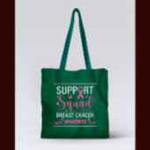 支援班 – 乳がん認識度デザイン トートバッグ