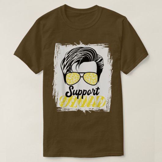 支援班I小児網膜がんI網膜細胞 Tシャツ (デザイン正面)