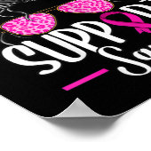 支援班Messy Bun乳がん認識度 ポスター (角)