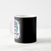 支援隊の乱暴自爆防止粟原 コーヒーマグカップ (正面左)