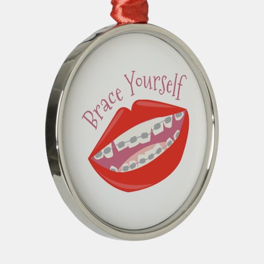 支柱あなた自身 メタルオーナメント (右)