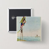 支柱に観察 缶バッジ (正面&裏面)