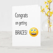 支柱のお祝いを得るEmoji カード (黄色い花)