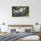 支柱の外壁 キャンバスプリント (インサイチュ (寝室))