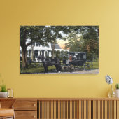 支柱の外壁 キャンバスプリント (インサイチュ (リビング))