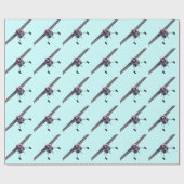 支柱の飛行機 ラッピングペーパー (フラット)
