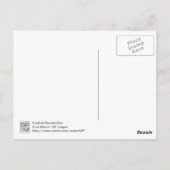 支柱式のルースターポストカード ポストカード (裏面)