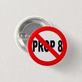 支柱8ボタンのいいえ投票しないで下さい 缶バッジ (正面&裏面)