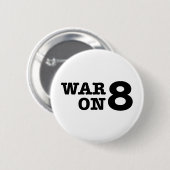支柱8ボタンの戦争 缶バッジ (正面&裏面)
