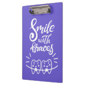 支柱|の微笑の歯を搭載するスマイル クリップボード (左)