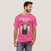 支笑わされる援おもしろいパンヤギ Tシャツ (正面フル)