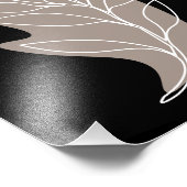 支線スケッチ抽象芸術 フォトプリント            (角)