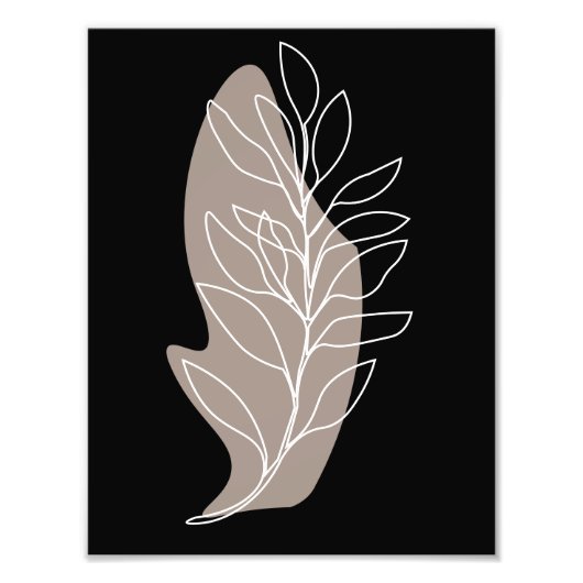 支線スケッチ抽象芸術 フォトプリント            (正面)