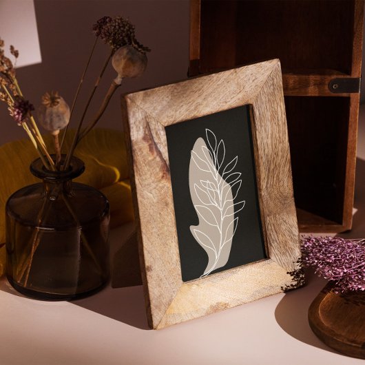 支線スケッチ抽象芸術 フォトプリント           