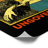 支配されなくなる – 黒猫のかみつく手おもしろい ポスター (角)