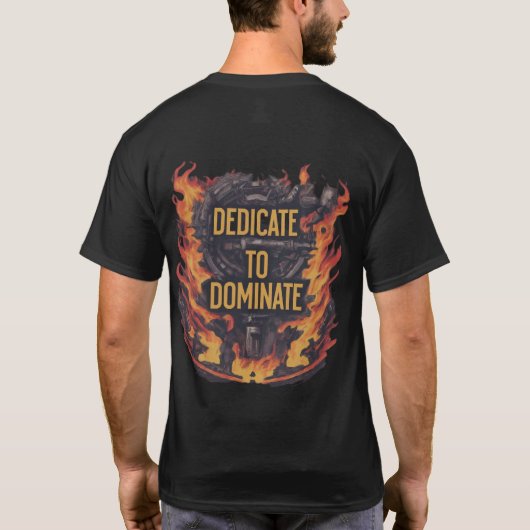 「支配に専念する Tシャツ (裏面)