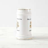 支配のステイン +3 (彼女のために) ビールジョッキ (中央)