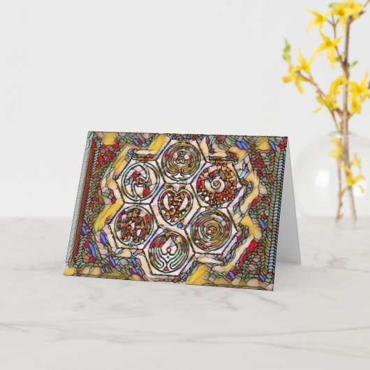 支配カード007 カード (黄色い花)