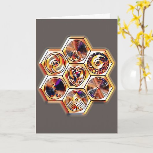 支配カード015 カード (黄色い花)