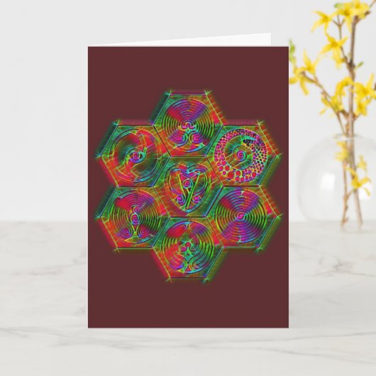 支配カード020 カード (黄色い花)