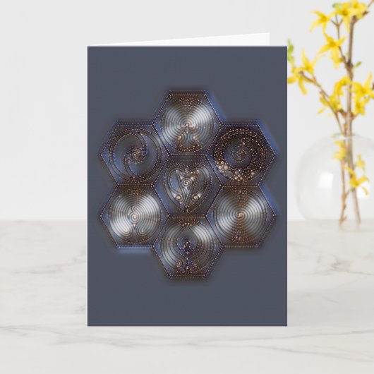 支配カード034 カード (黄色い花)