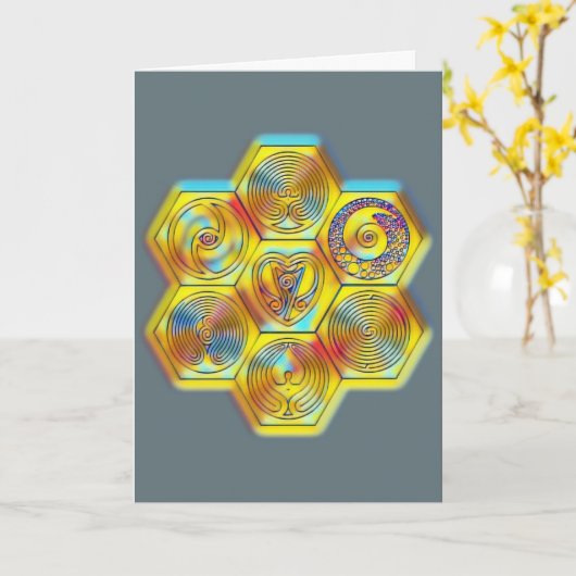 支配カード037 カード (黄色い花)