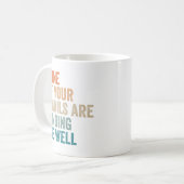 支配人、メールの中で私に問題は無い コーヒーマグカップ (正面左)