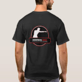 支配権MMAのTシャツ Tシャツ (裏面)